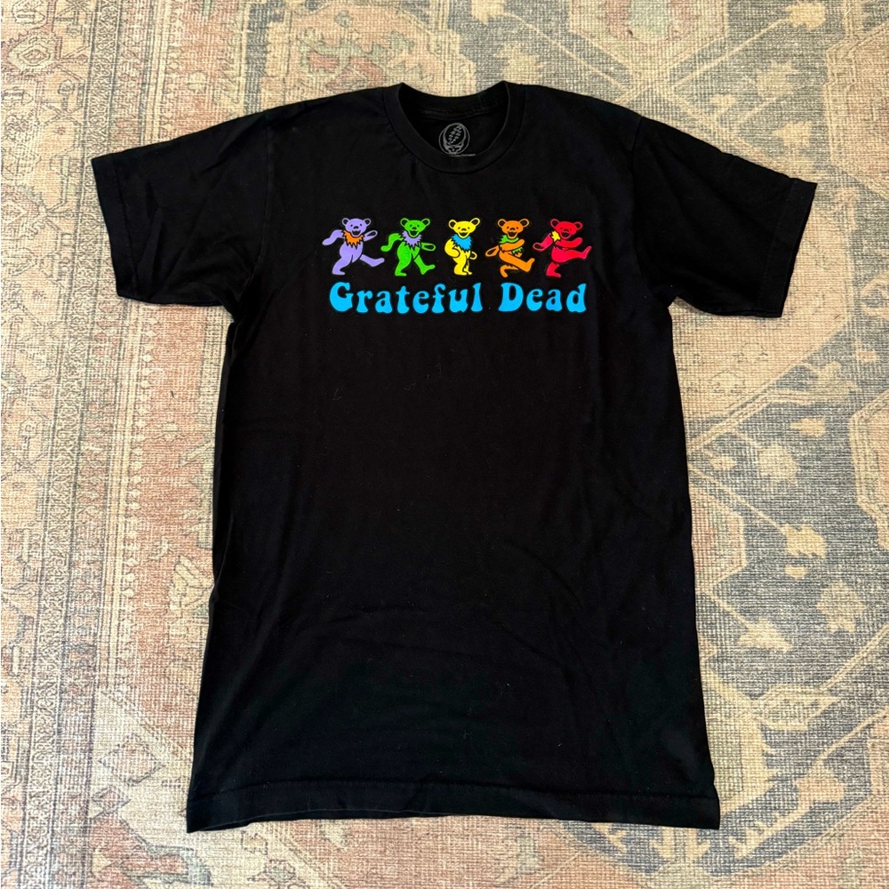 Grateful Dead Black T-Shirt with Dancing Bears